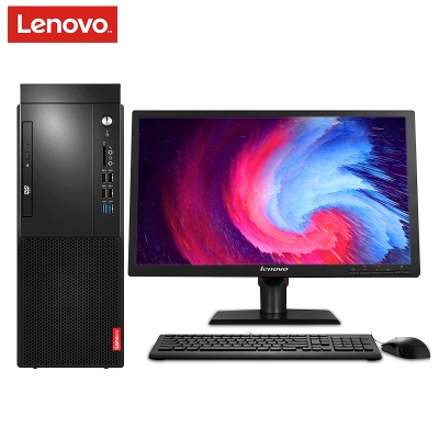聯想（Lenovo）啟天M620-D185 臺式電腦 Intel酷睿I5-9500 3.0GHz六核 8G-DDR4內存 1T SATA硬盤+256G固態硬盤 集顯 DVDRW 正版Linux中興新支點V3 云教室 +23英寸顯示器 含鍵鼠 原廠三年上門保修服務 原廠三年硬盤不回收 原廠門到桌服務